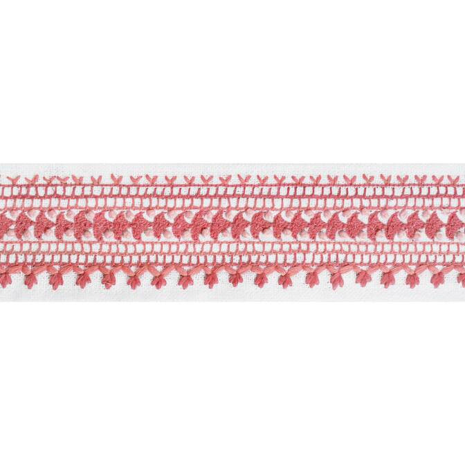 Norway Tape Peony E12113 by Thibaut Fabric Thibaut Fabric Norway Tape Peony E12113Fabric Tapes & Trims Volume 2 70% Cotton, 30% Poly INDIA </p><p>Repeat: V: 0.38 2.375 - Fabric Carolina -