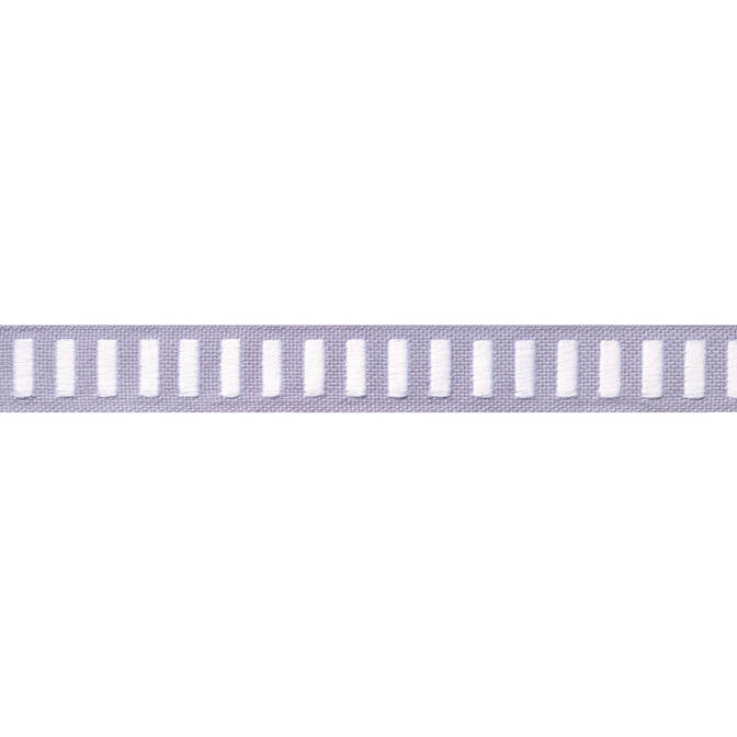 Dash Tape White on Lilac E12123 by Thibaut Fabric Thibaut Fabric Dash Tape White on Lilac E12123Fabric Tapes & Trims Volume 2 90% Cotton, 10% Polyester INDIA </p><p>Repeat: V: 0.5 1 - Fabric Carolina -
