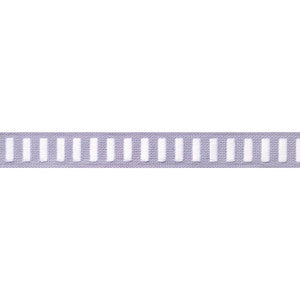 Thibaut Fabric Dash Tape White on Lilac E12123