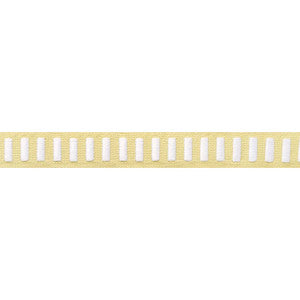 Thibaut Fabric Dash Tape White on Sunshine E12125