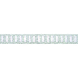 Thibaut Fabric Dash Tape White on Mist E12128
