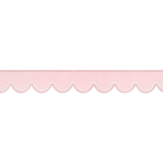 Pippa Tape Seashell E12141 by Thibaut Fabric Thibaut Fabric Pippa Tape Seashell E12141Fabric Tapes & Trims Volume 2 97% Polyester, 3% Viscose INDIA </p><p>Repeat: V: 1.06 1.25 - Fabric Carolina -