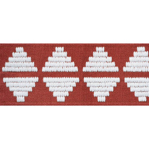 Thibaut Fabric King'S Point Tape Ruby E12172