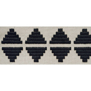 Thibaut Fabric King'S Point Tape Onyx E12176