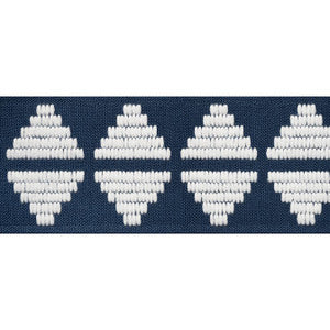 Thibaut Fabric King'S Point Tape Navy E12179