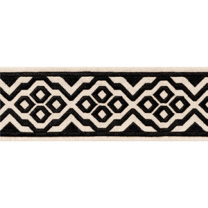 Thibaut Fabric Belinda Tape Onyx E12186