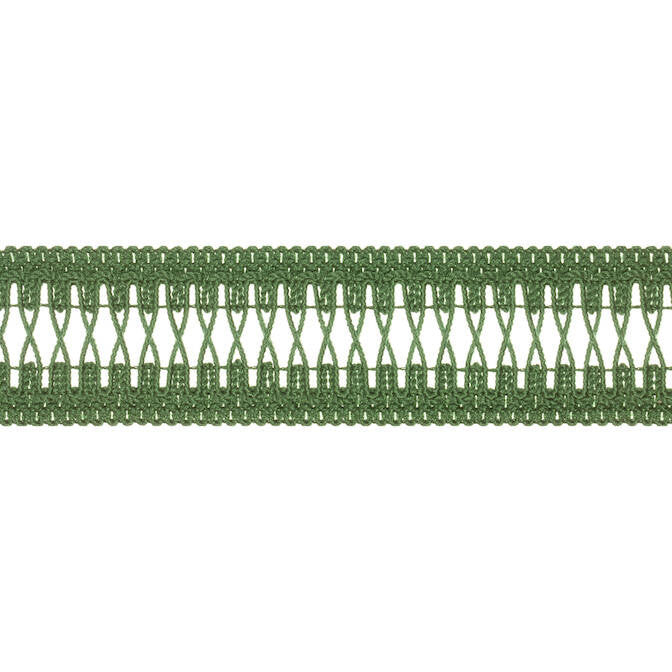 Cecily Tape Emerald E12200 by Thibaut Fabric Thibaut Fabric Cecily Tape Emerald E12200Fabric Tapes & Trims Volume 3 70% Acrylic, 20% Cotton, 10% Nylon TURKEY </p><p>Repeat: V: 0.37 2.125 - Fabric Carolina -