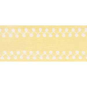 Thibaut Fabric Perla Tape Daffodil E12221