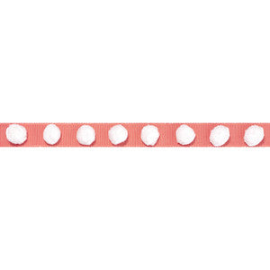 Thibaut Fabric Pom Pom Tape Coral E12248