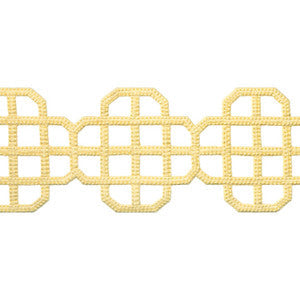 Thibaut Fabric Fret Applique Daffodil E12272