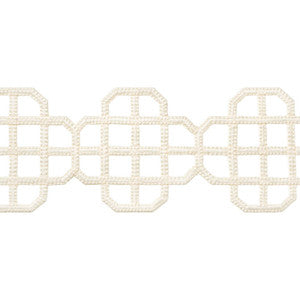 Thibaut Fabric Fret Applique Ivory E12273