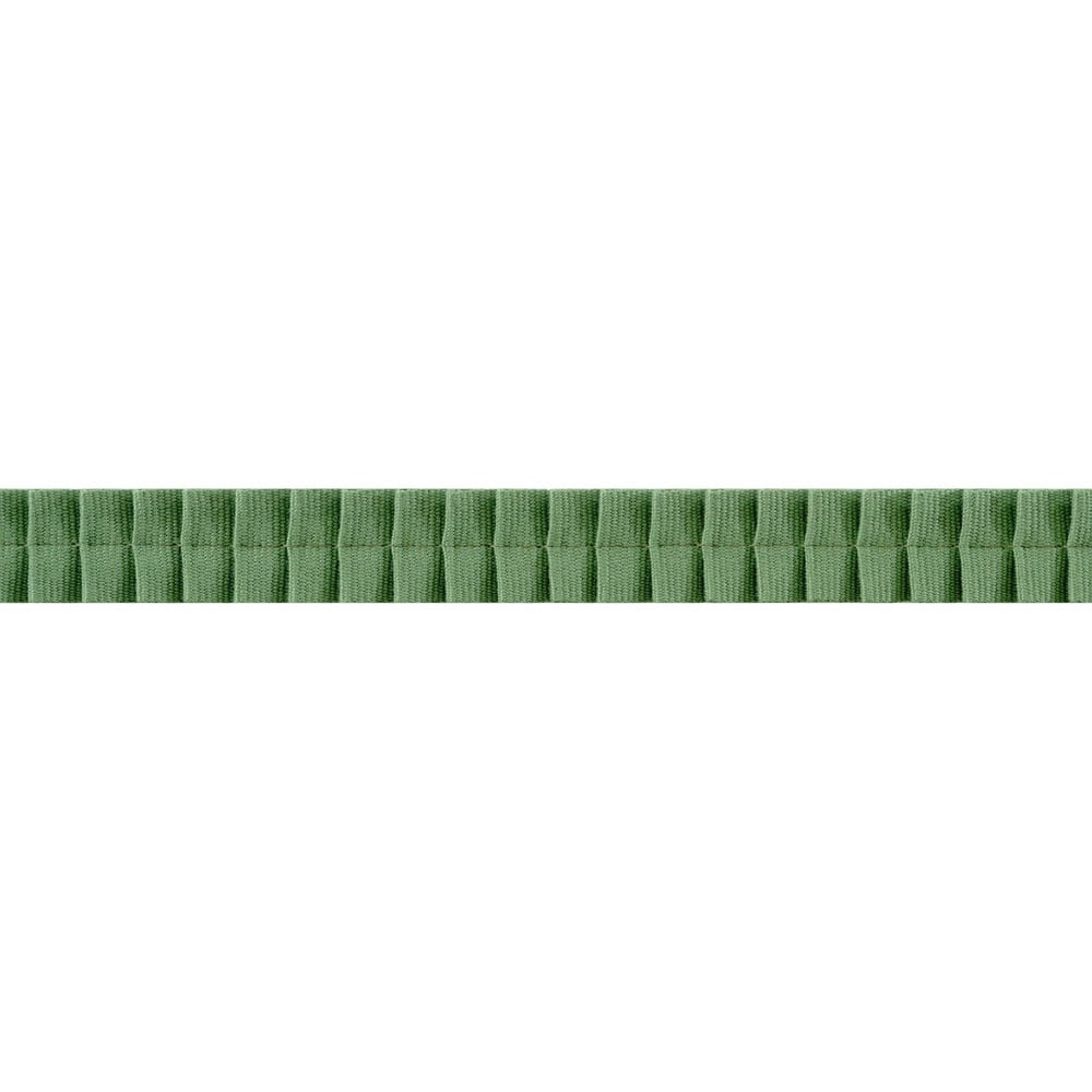 Pleated Tape Forest E12315 by Thibaut Trim Thibaut Trim Pleated Tape Forest E12315Trim SOLEIL 100% Cotton U.S.A </p><p>Repeat: H: , V: 0.87 in  (2.21 cm) - Fabric Carolina -