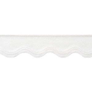 Thibaut Trim Wave Tape White on White E12328