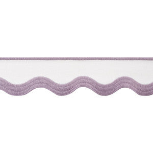 Thibaut Trim Wave Tape Lilac on White E12330