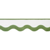 Thibaut Trim Wave Tape Leaf on White E12331