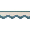 Thibaut Trim Wave Tape Peacock on Linen E12338