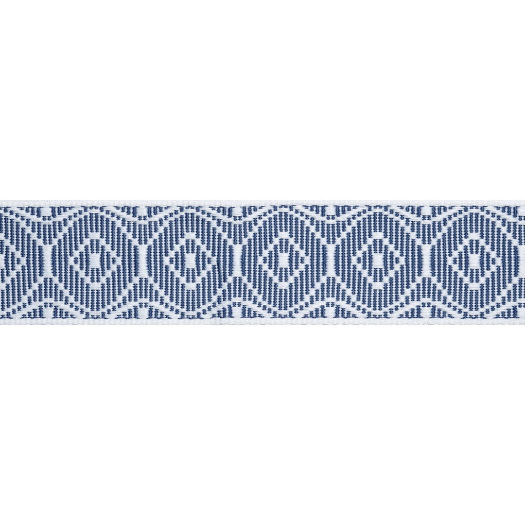 KNOX TAPE Navy E12451 by Thibaut Designer Trim