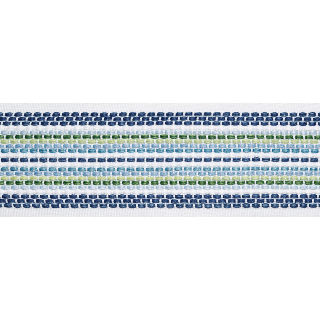JENNY TAPE Navy E12456 by Thibaut Designer Trim