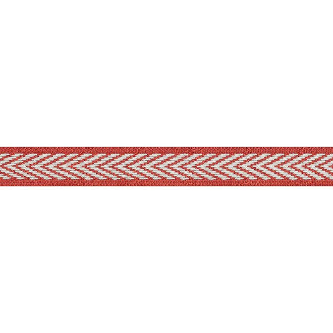 Westport Tape Cranberry E81835 by Thibaut Fabric Thibaut Fabric Westport Tape Cranberry E81835Fabric Tapes & Trims Vol. 4 100% Solution Dyed Polyester UNITED KINGDOM </p><p>Repeat: V: - 1 - Fabric Carolina -