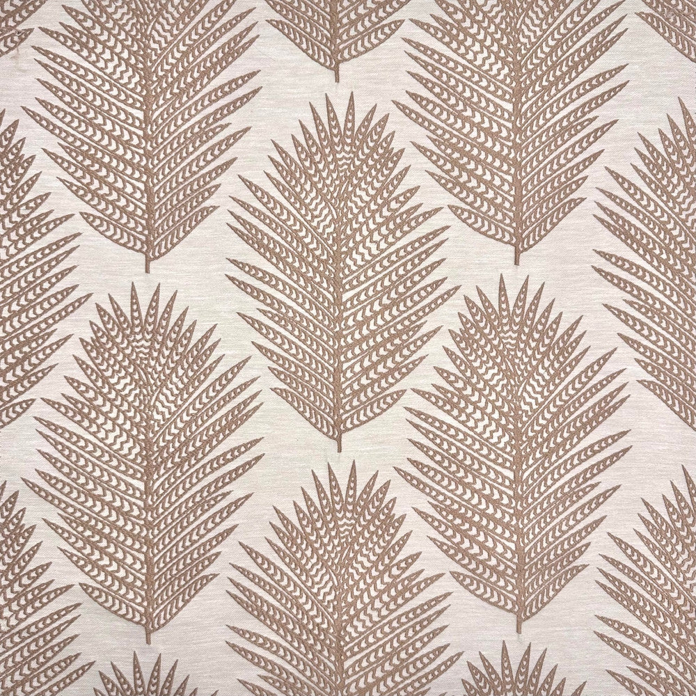 Emb By Lomasi A Honey by Europatex Designer Fabric Embroideries by Lomasi 70% Polyester, 15% Cotton, 15% Linen 9.04" H, 9.89" V 54.00 inches - Swanky Fabrics -