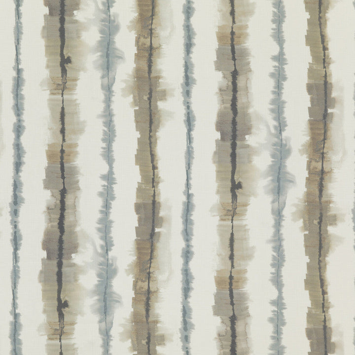 Ficheto Linen/Taupe by Threads Designer Fabric MORO LINEN - 100% Austria Horizontal: 18.912 and Vertical: 27.58 56.736 - Swanky Fabrics -