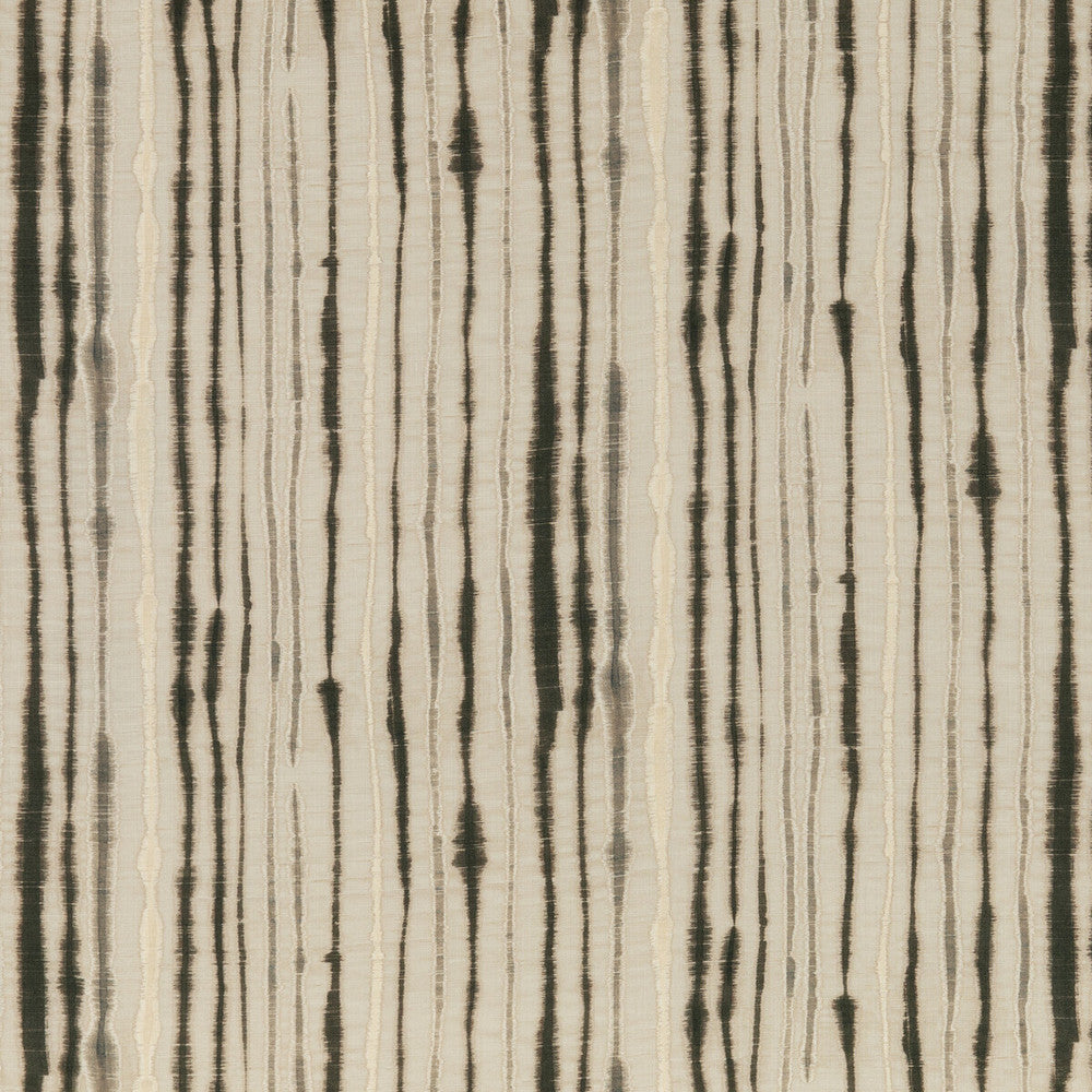 Linear Charcoal by Threads Designer Fabric NALA PRINTS LINEN - 100% Austria Horizontal: 29.55 and Vertical: 19.7 58.706 - Swanky Fabrics -