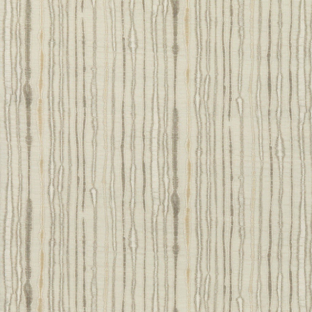 Linear Ivory by Threads Designer Fabric NALA PRINTS LINEN - 100% Austria Horizontal: 29.55 and Vertical: 19.7 58.706 - Swanky Fabrics -