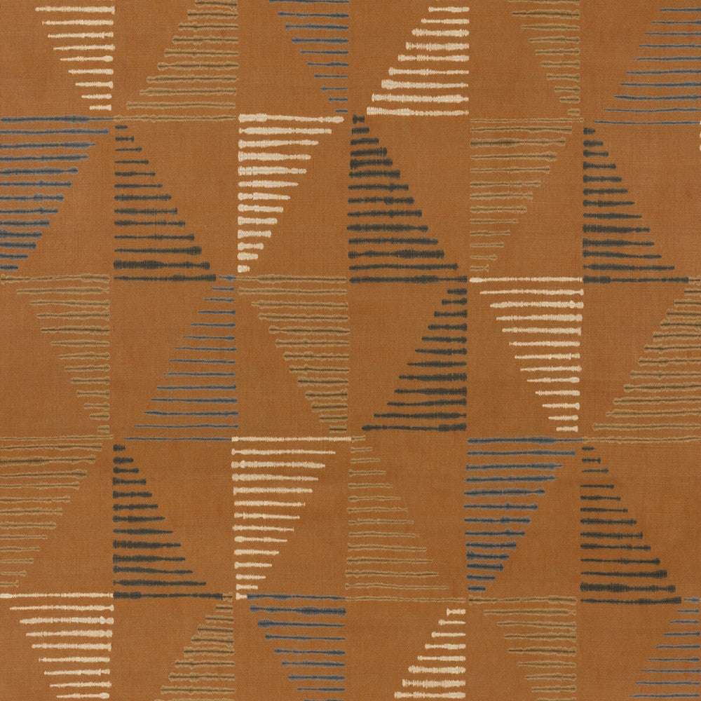 Kaya Spice by Threads Designer Fabric NALA PRINTS LINEN - 100% Austria Horizontal: 28.762 and Vertical: 38.612 57.524 - Swanky Fabrics -