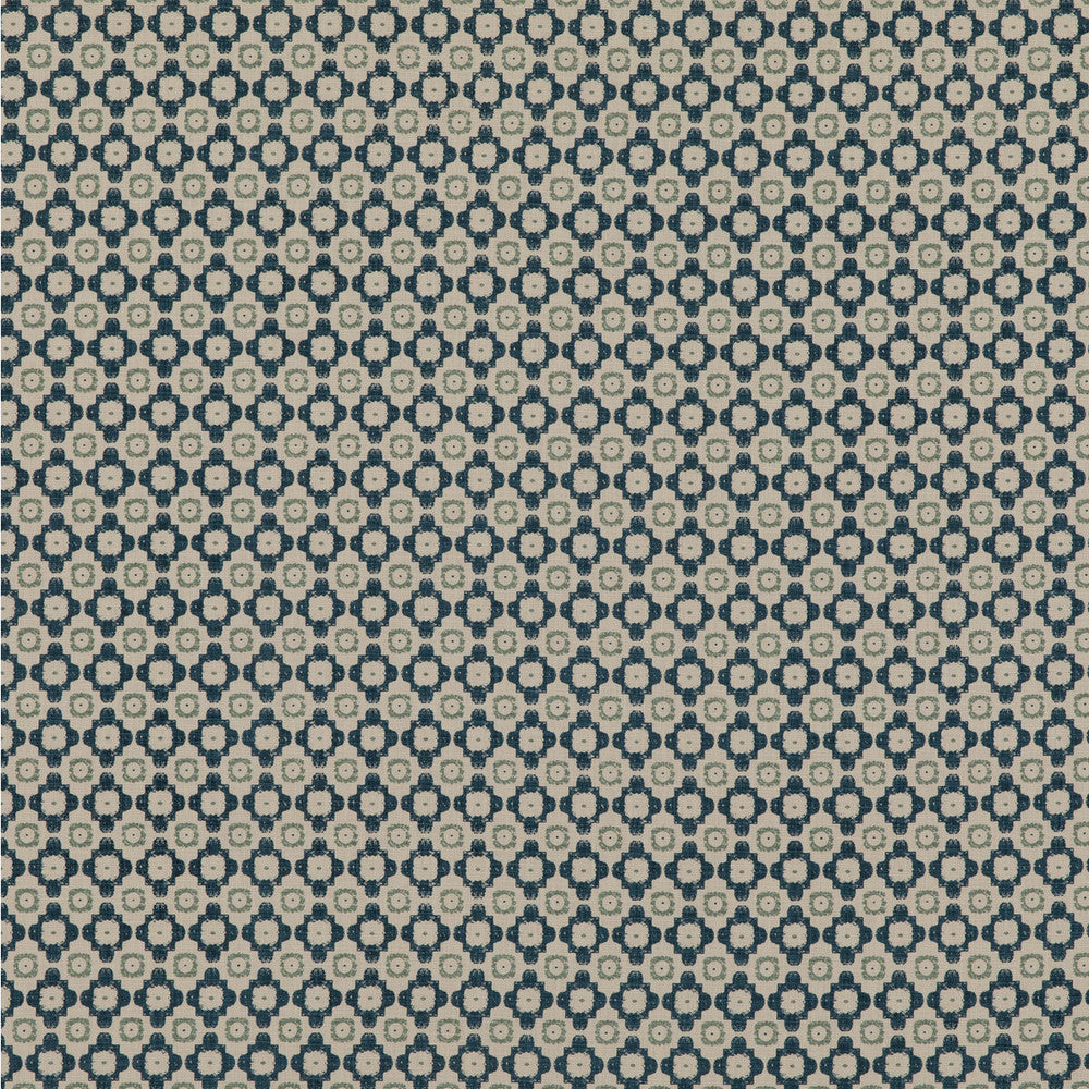 Ambit Indigo by Threads Designer Fabric NALA PRINTS COTTON - 100% India Horizontal: 1.379 and Vertical: 1.576 53.19 - Swanky Fabrics -
