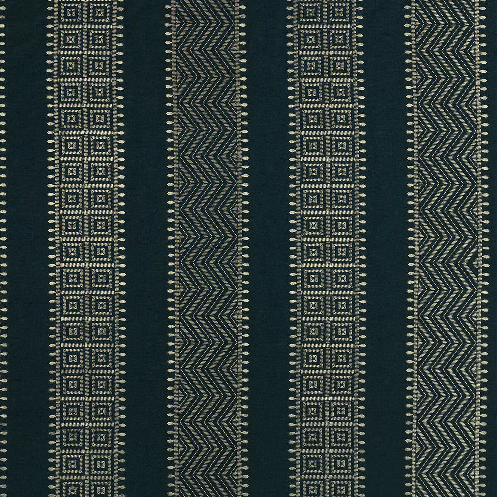 Variation Indigo by Threads Fabric Threads Fabric Variation IndigoFabric VARIATION COTTON - 90%;RAYON - 10% India </p><p>Repeat: H: 17.336, V: 3.94 52.796 - Fabric Carolina -