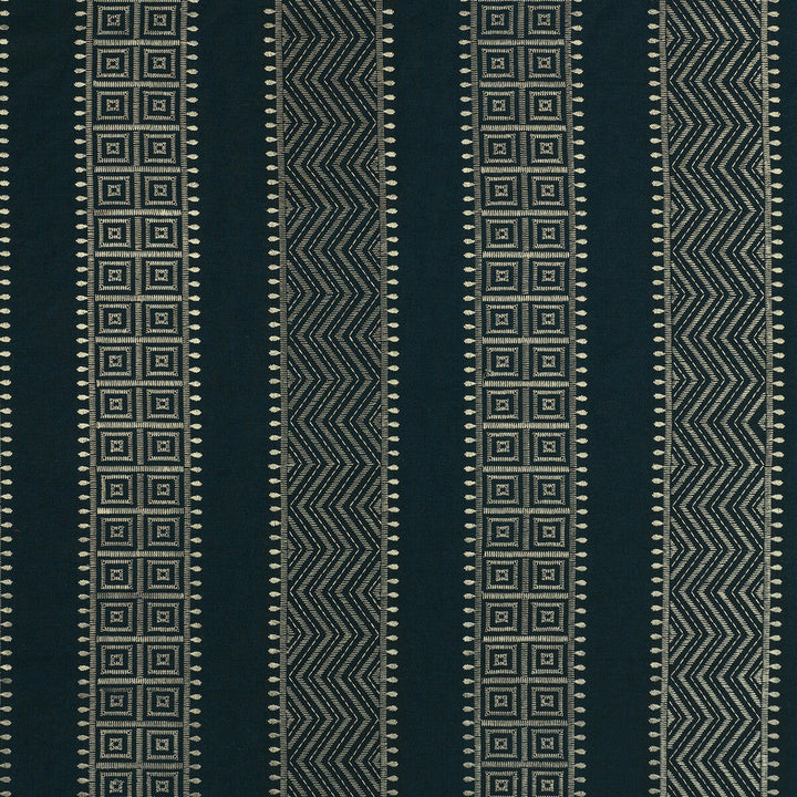 Variation Indigo by Threads Fabric Threads Fabric Variation IndigoFabric VARIATION COTTON - 90%;RAYON - 10% India </p><p>Repeat: H: 17.336, V: 3.94 52.796 - Fabric Carolina -