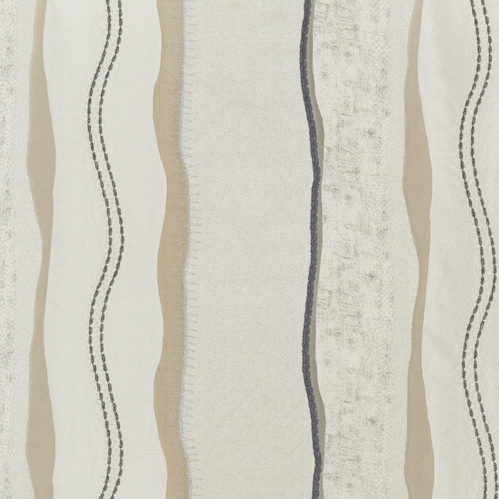Solaris Platinum/Bronze by Threads Fabric Threads Fabric Solaris Platinum/BronzeFabric ODYSSEY VISCOSE - 57%;SILK - 16%;ACRYLIC - 11%;LUREX - 9%;ZARI - 4%;PLASTIC - 3% India </p><p>Repeat: H: 26.989, V: 17.73 53.978 - Fabric Carolina -