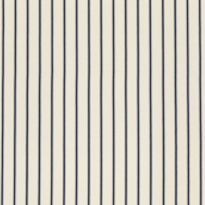 Searle Midnight by Threads Designer Fabric GREAT STRIPES COTTON - 100% India - Horizontal: 2.5216 and Vertical: - 50.826 - Swanky Fabrics -