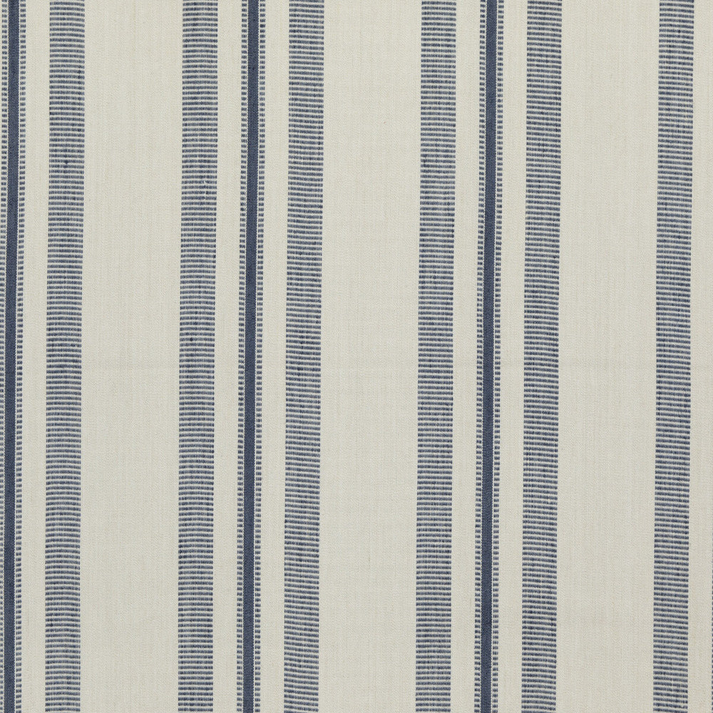 Stanton Indigo by Threads Designer Fabric GREAT STRIPES COTTON - 75%;JUTE - 25% India Horizontal: 13.396 and Vertical: 53.584 - Swanky Fabrics -