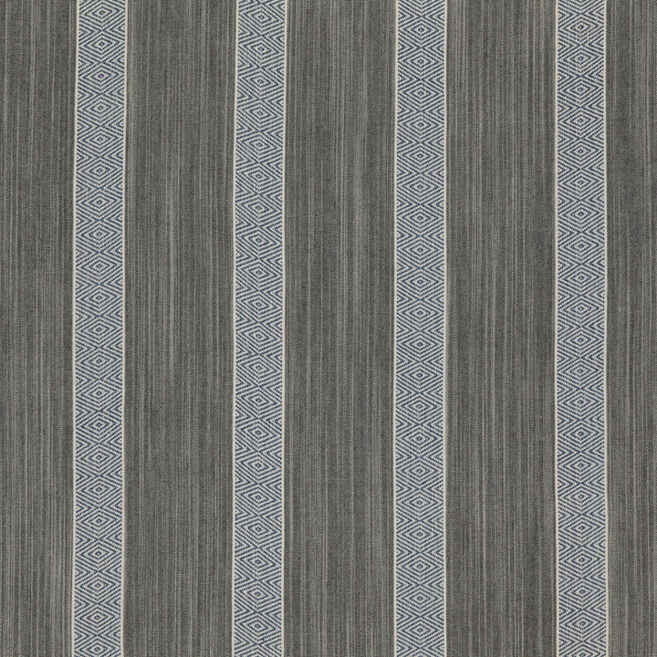 Rexford Indigo by Threads Fabric Threads Fabric Rexford IndigoFabric GREAT STRIPES COTTON - 80%;JUTE - 20% India </p><p>Repeat: H: 8.865, V: 53.19 - Fabric Carolina -