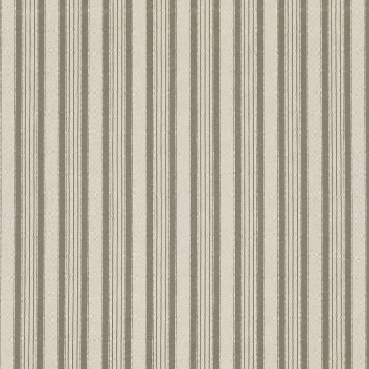 Becket Taupe by Threads Designer Fabric GREAT STRIPES LINEN - 56%;COTTON - 44% Italy HEAVY Horizontal: 4.728 and Vertical: 52.008 - Swanky Fabrics -