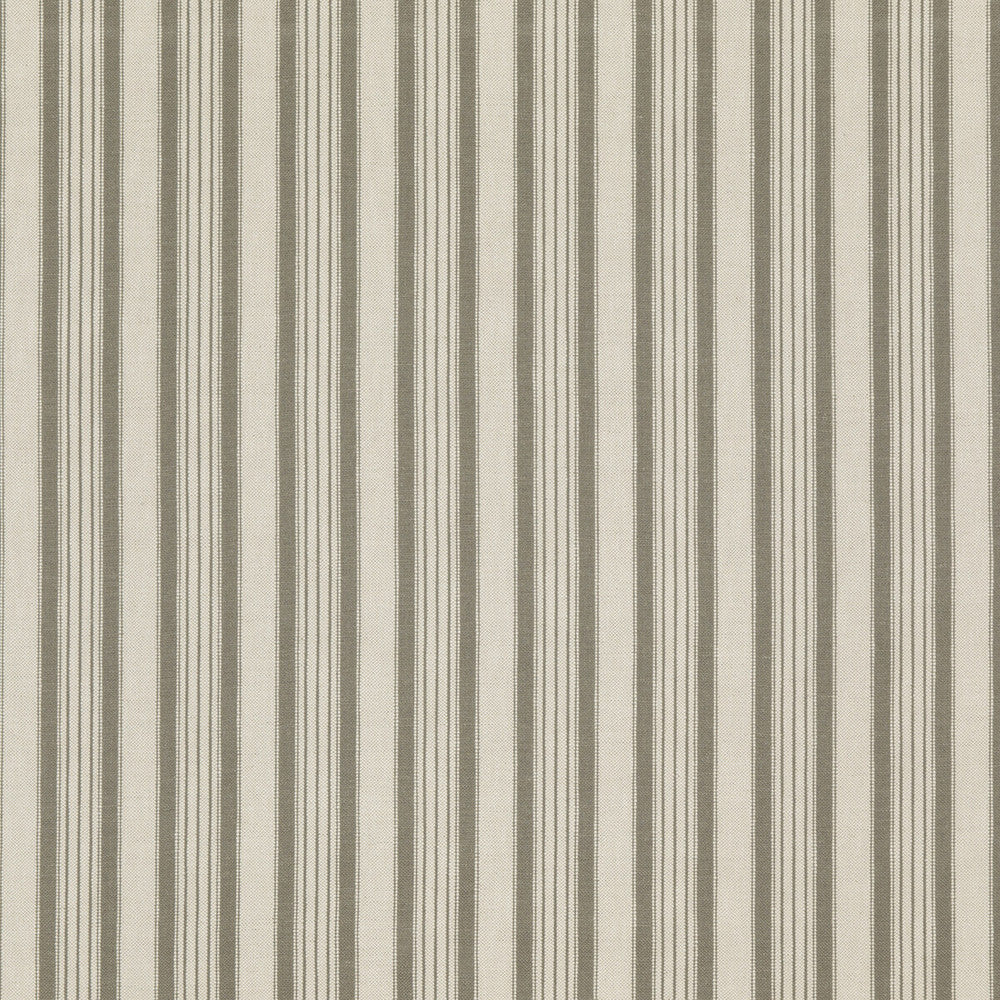 Becket Taupe by Threads Designer Fabric GREAT STRIPES LINEN - 56%;COTTON - 44% Italy HEAVY Horizontal: 4.728 and Vertical: 52.008 - Swanky Fabrics -