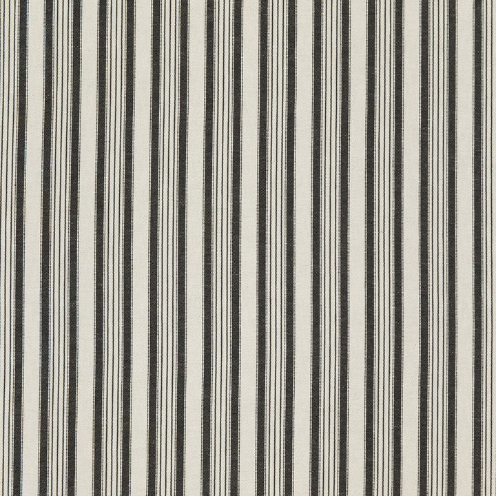Becket Ebony by Threads Designer Fabric GREAT STRIPES LINEN - 56%;COTTON - 44% Italy HEAVY Horizontal: 4.728 and Vertical: - 52.008 - Swanky Fabrics -