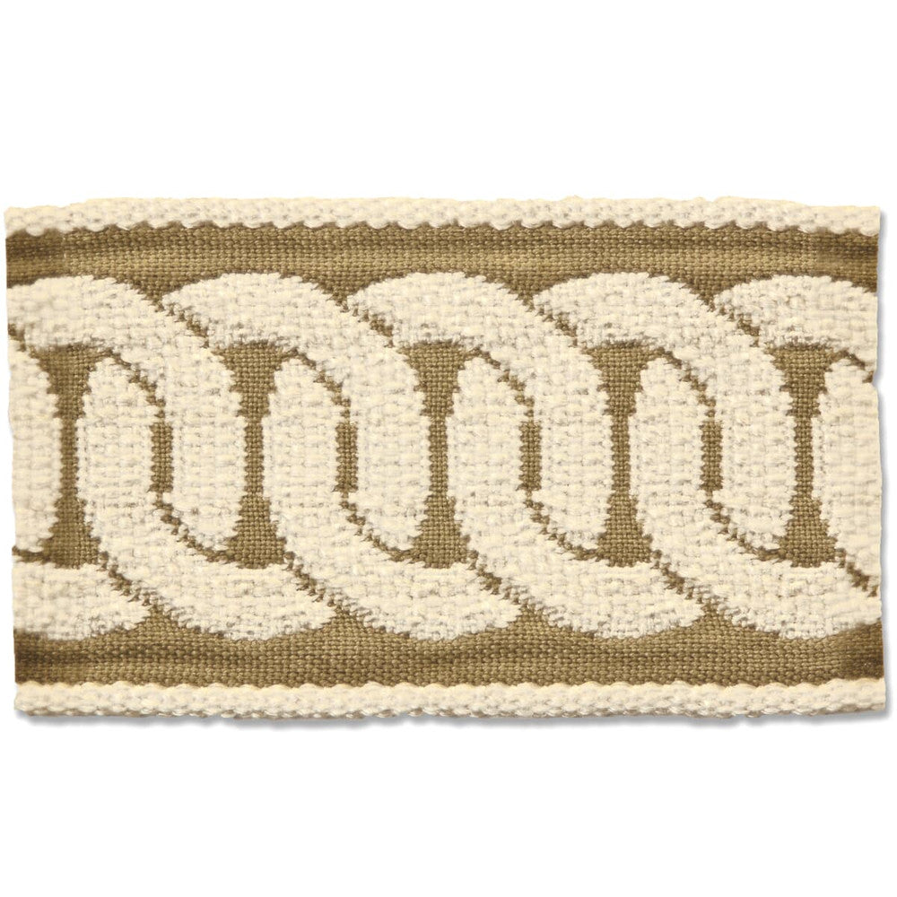 Edderton 2 Desert by Stout Designer Trim NEW WORLD TAPES & BORDERS 100%SVI FRANCE </p><p>Repeat: 0 2 in - Swanky Fabrics -