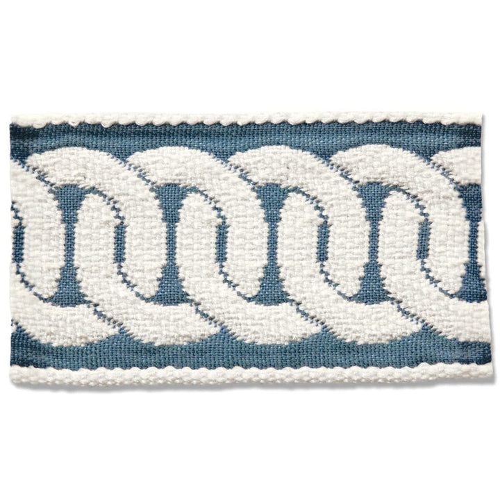 Edderton 3 Lake by Stout Designer Trim NEW WORLD TAPES & BORDERS 100%SVI FRANCE Horizontal: 1.5 and Vertical: 0 2 in - Swanky Fabrics -