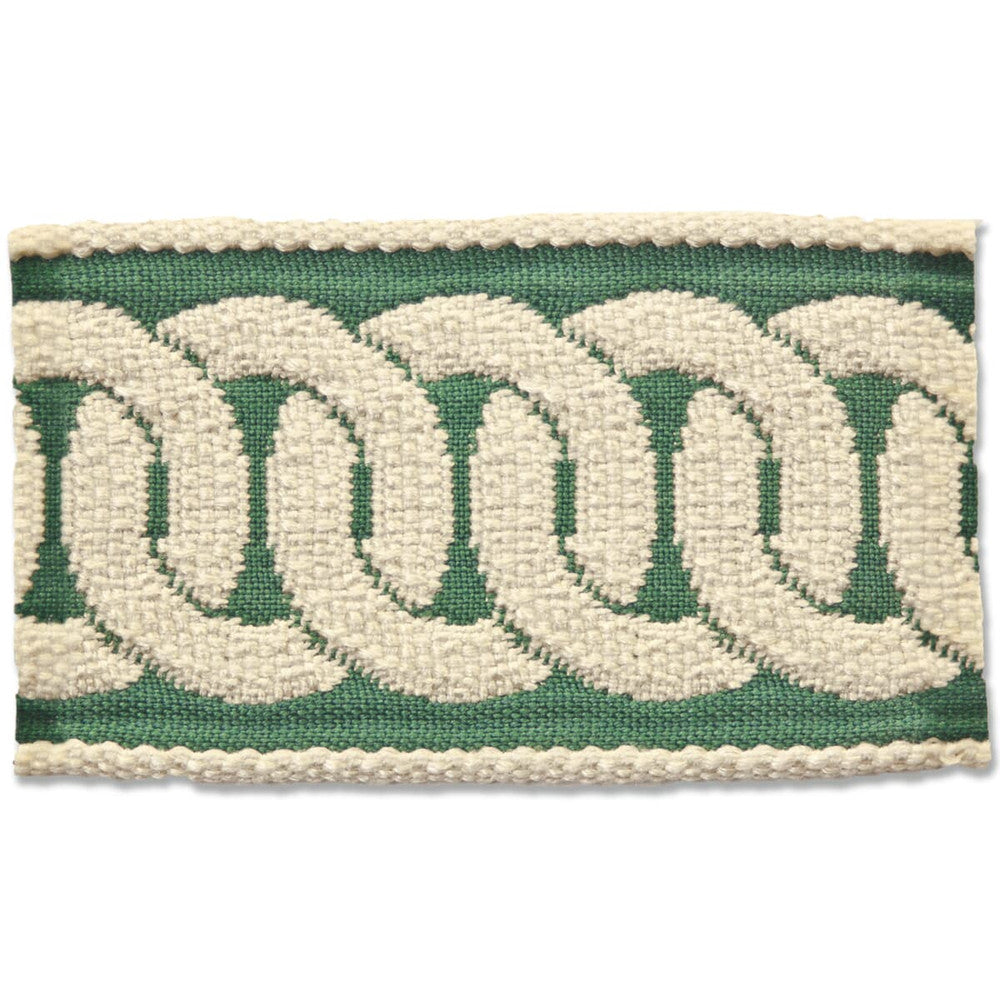 Edderton 6 Lagoon by Stout Trim Stout Trim Edderton 6 LagoonTrim NEW WORLD TAPES & BORDERS 100%SVI FRANCE </p><p>Repeat: H: 1.500, V: 0.000 2 in - Fabric Carolina -
