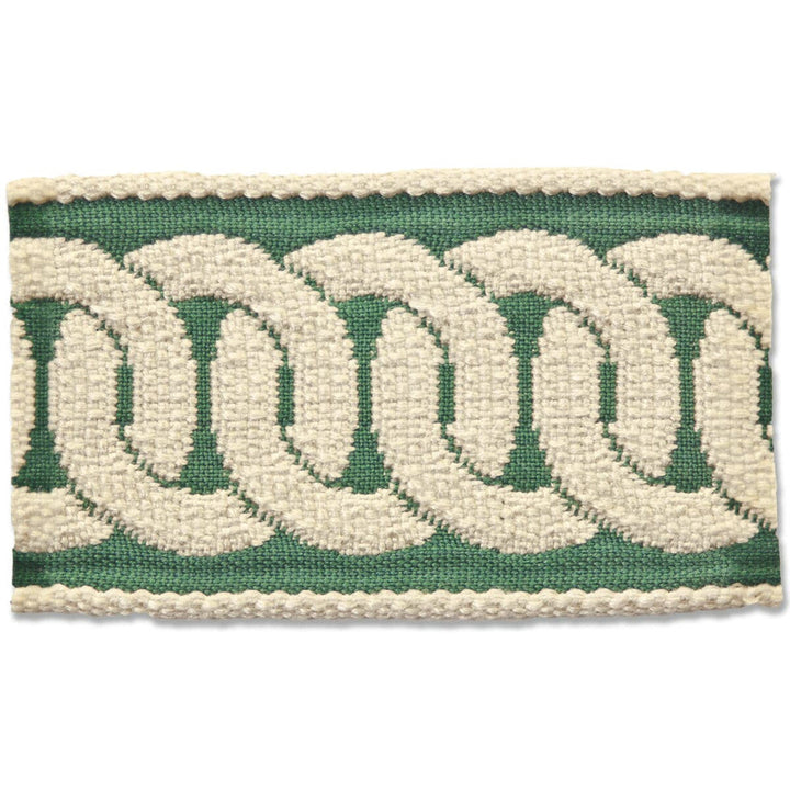 Edderton 6 Lagoon by Stout Trim Stout Trim Edderton 6 LagoonTrim NEW WORLD TAPES & BORDERS 100%SVI FRANCE </p><p>Repeat: H: 1.500, V: 0.000 2 in - Fabric Carolina -