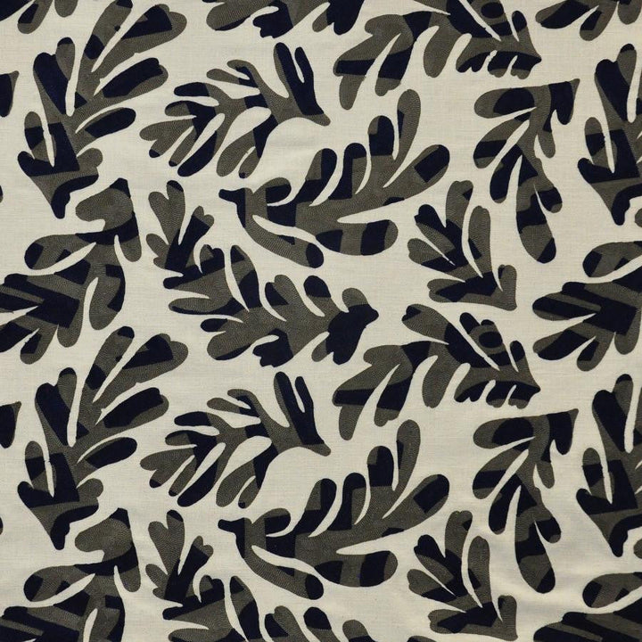 Elkhorn # 118 Admiral by Maxwell Designer Fabric Color Theory-Vol.Vii Neptune BASE: 36% COTTON
30% PES
17% VISCOSE
17% LINEN EMB: SPUN POLYESTER INDIA V-15.2" H-25.4" 56" - Swanky Fabrics -