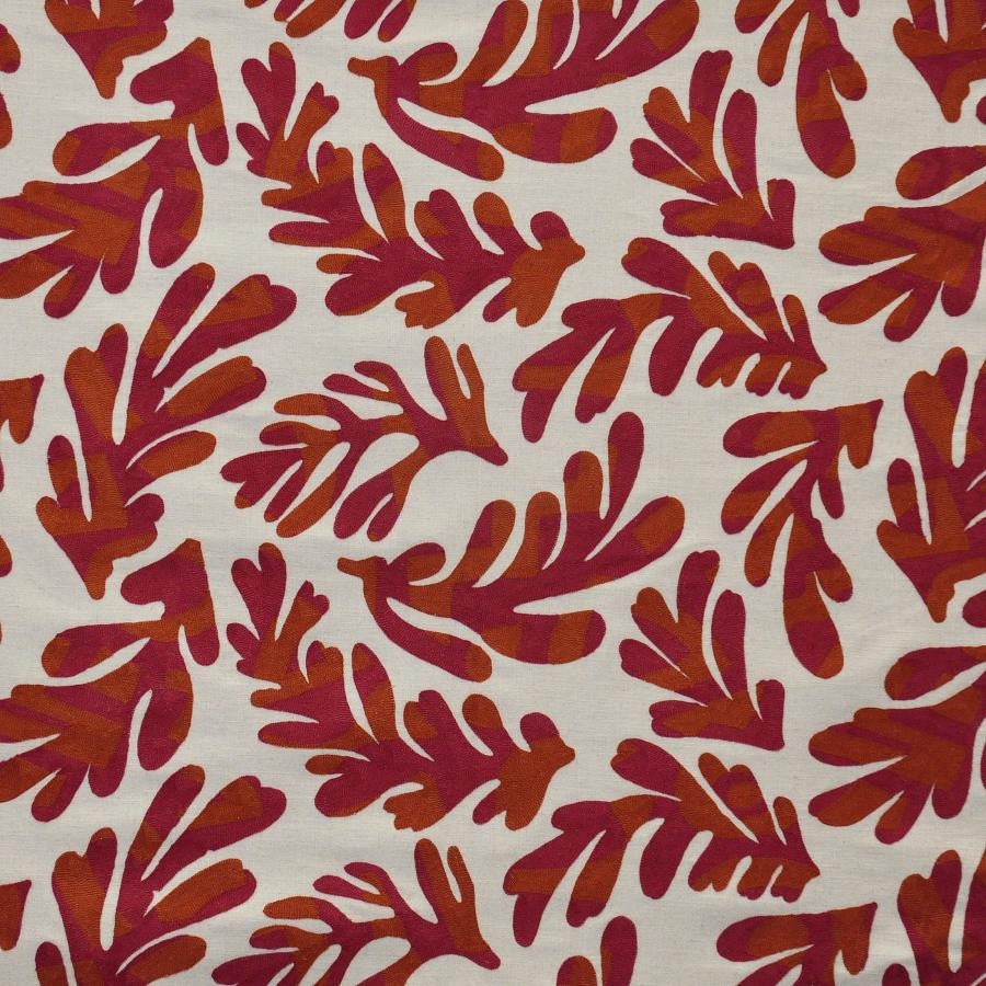 Elkhorn # 709 Punch by Maxwell Designer Fabric Color Theory-Vol.Vii Lychee BASE: 36% COTTON
30% PES
17% VISCOSE
17% LINEN EMB: SPUN POLYESTER INDIA V-15.2" H-25.4" 56" - Swanky Fabrics -