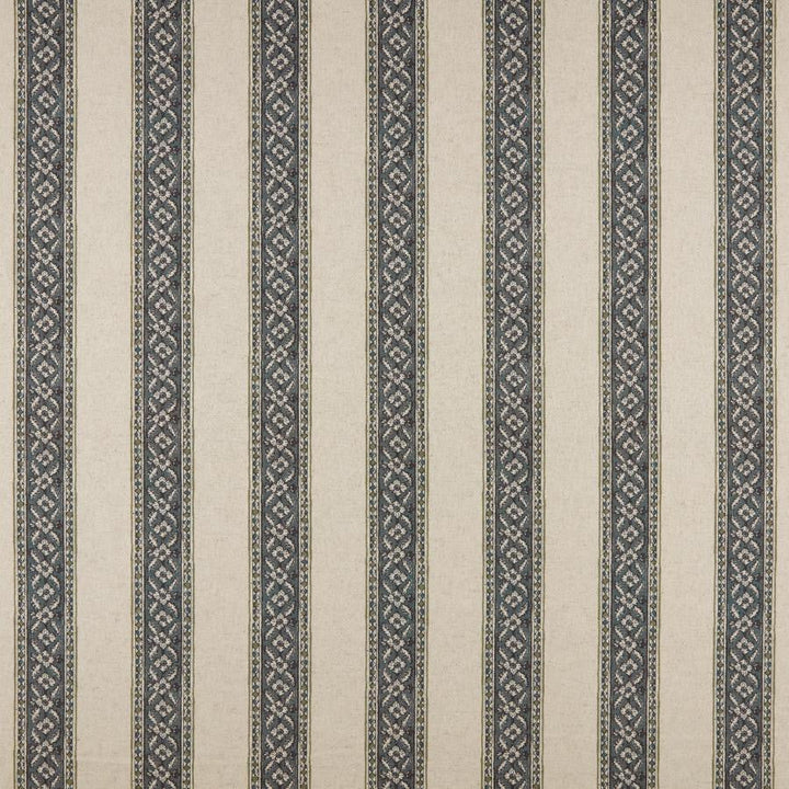Edith # 560 Lagoon by Maxwell Designer Fabric Print Gallery Iii 85% COTTON
15% LINEN SPAIN V-5.5" H-9.1" 54" - Swanky Fabrics -