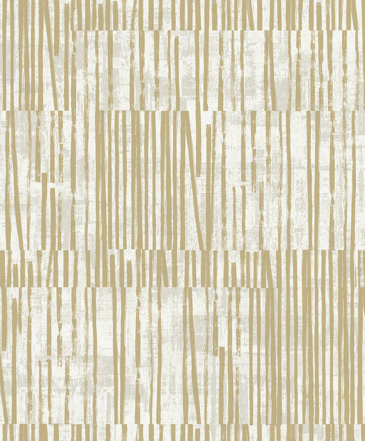 Serapha Lines Honey EL20007 by Seabrook Designs Designer Wallpaper