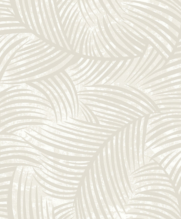 Zephyra Palms Oat Milk EL20605 by Seabrook Designs Designer Wallpaper