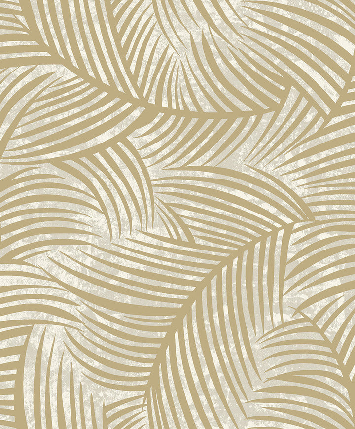 Zephyra Palms Toasted Almond EL20617 by Seabrook Designs Designer Wallpaper