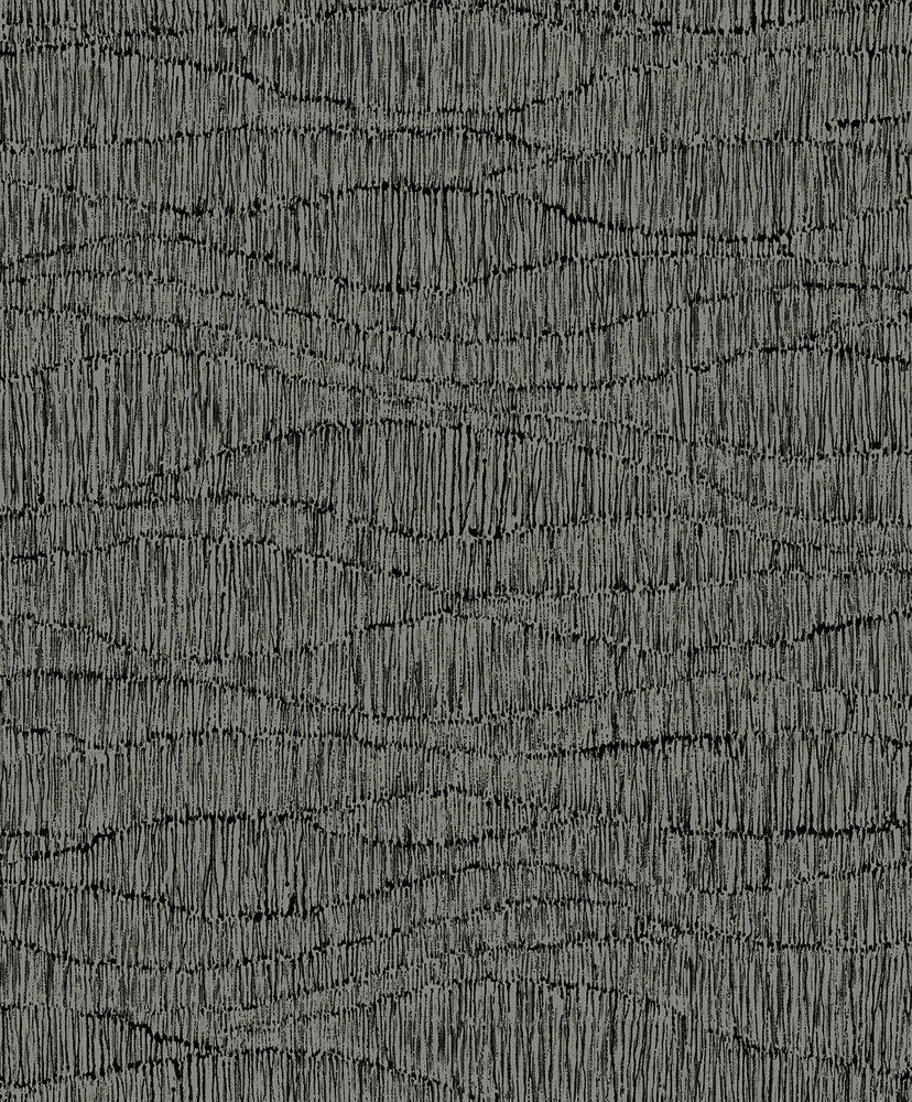 Tatiana Waves Charcoal EL20800 by Seabrook Designs Designer Wallpaper