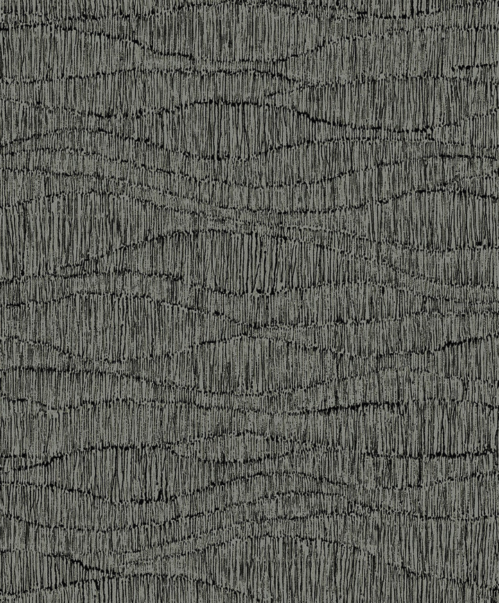 Tatiana Waves Charcoal EL20800 by Seabrook Designs Designer Wallpaper